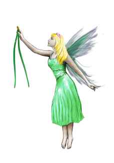 Pine Tree Fairy with Pine Needles by Yuichi Tanabe